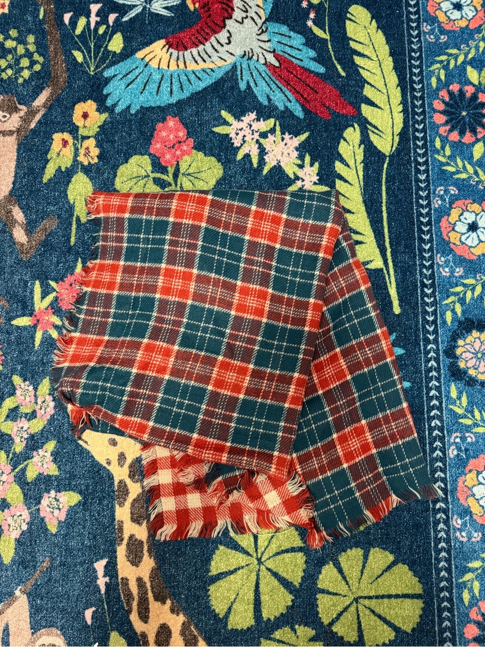 L.L. Bean Flannel Blanket Scarf